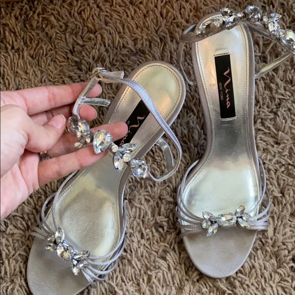 Nina embellished heels